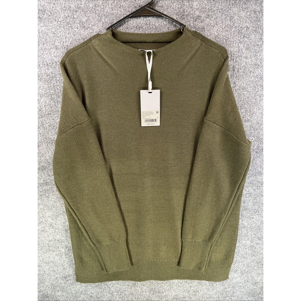 Preston & York Charleigh Tunic Sweater Loden Green M NWT Lightweight Knit